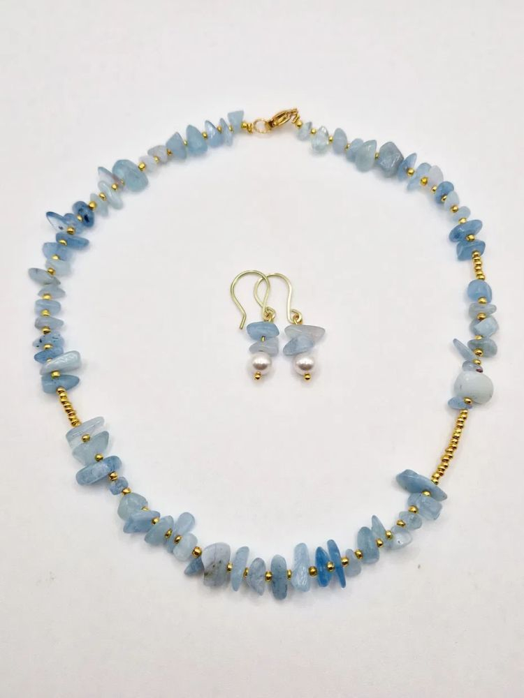 Set | Acvamarin | Colier și Cercei [4]