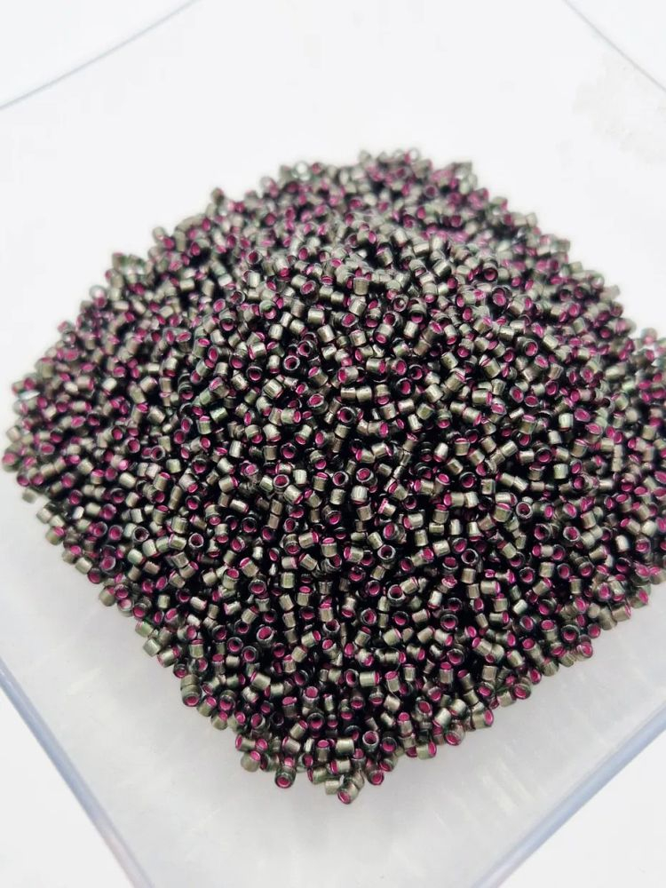 Toho 1.5mm, Dyed S.L. Pink Frosted Olive - 5 grame [1]