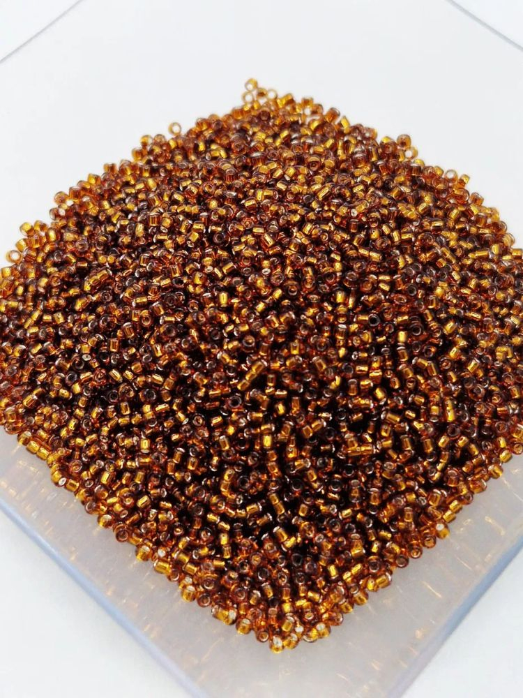Toho 1.5mm, Silver Lined Smoky Topaz 34 - 5g [1]