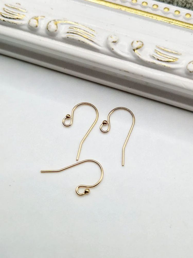 Tortiță cercei 11.5x20mm, gold filled 14k - 1 buc [1]
