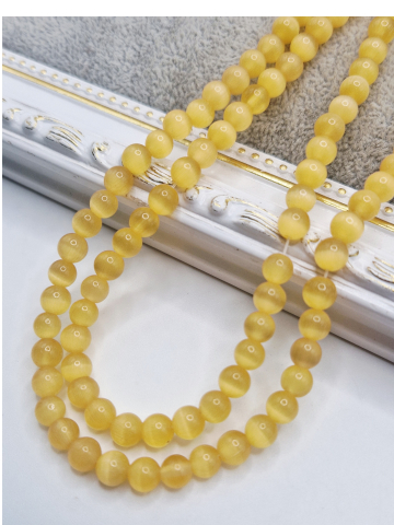 Ochi de pisica - Ochi de pisică portocaliu de 6mm