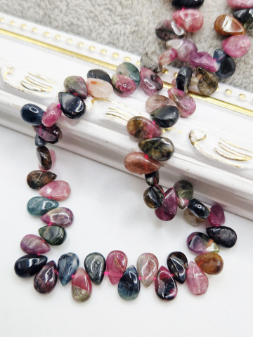 Turmalina - Turmalina briolete 8x5mm