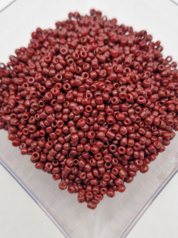 Mărgele de nisip/sticlă 2mm - Margele de nisip maro 2mm