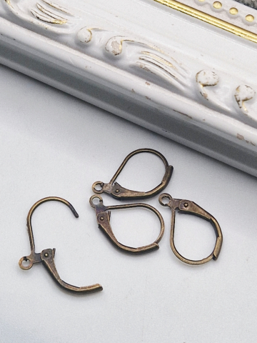 ACCESORII - Tortite pentru cercei din bronz de 12x10mm