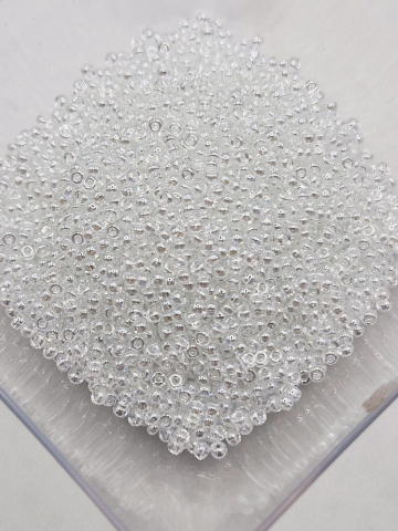 Miyuki 11/0 - Miyuki 2mm, transparent lucios