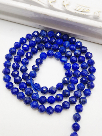 Lapis Lazuli - Lapis Lazuli fațetat 4mm