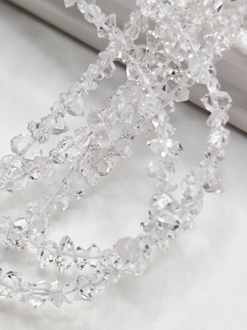 Cuart Herkimer / Diamant 3..5x2..3mm - 1 sirag 19cm [1]