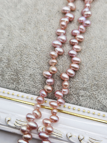 Perle - Perle orez lila 5..6x4.5mm