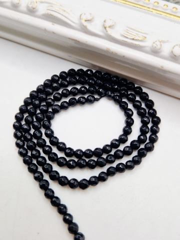 Onix - Onix negru 3mm fatetat.