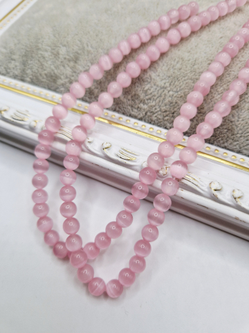 Ochi de pisica -  Ochi de pisică roz, 6mm