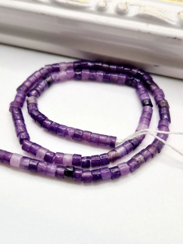 Ametist - Ametist rondele 3x2mm - 1 buc