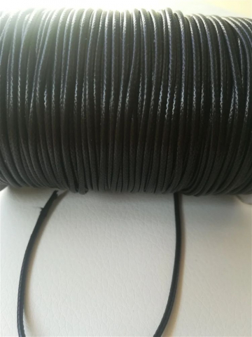 Ață cerată, neagră, grosime 2mm - 1m [1]