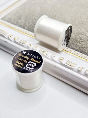 MIYUKI - Ață miyuki, coajă de ou 50m, cod miata5 - 1 bobină
