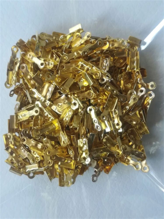 Capăt șnur, auriu, 8x2mm - 1 buc [1]