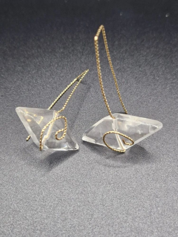 Cercei din Aur si Cuarț [1]