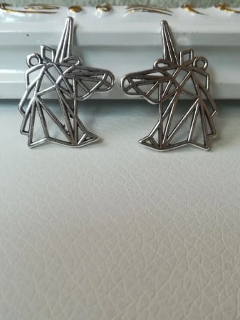Charm unicorn 27x20mm - 1 buc [1]