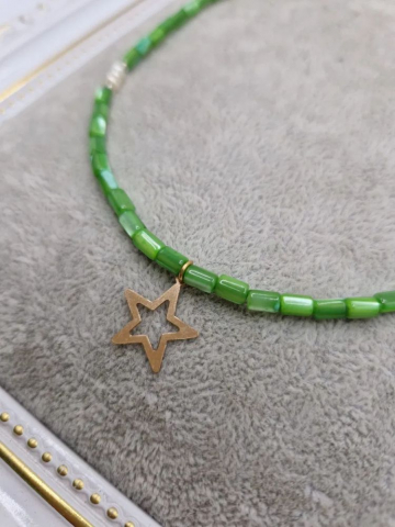 Choker | Sidef verde | Baby Pearls [2]