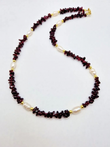 Colier | Granat | Perle [3]