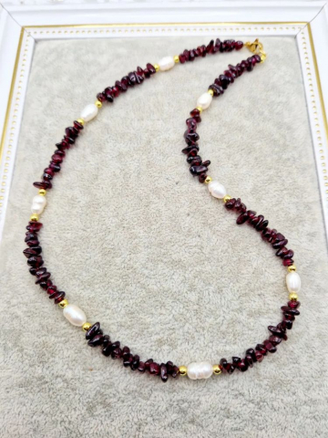 Coliere - Colier | Granat | Perle