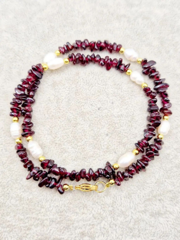 Colier | Granat | Perle [2]
