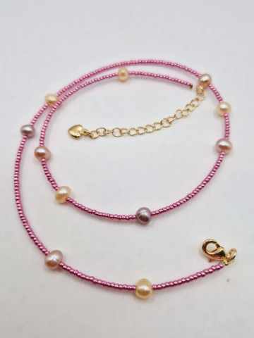 Colier | Perle naturale | mărgele Toho [1]