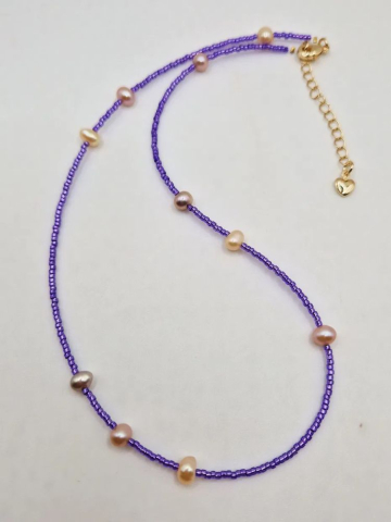 BIJUTERII HANDMADE - Colier | Perle naturale | Mărgele Toho