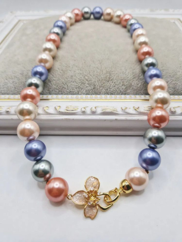 Coliere - Colier | Perle tip Mallorca | Cubic zirconia