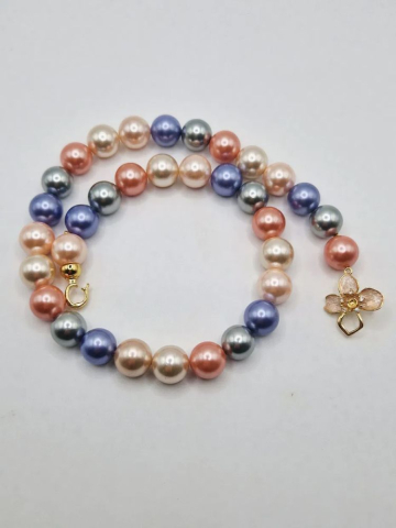 Colier | Perle tip Mallorca | Cubic zirconia [3]