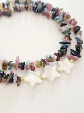 Coliere - Colier | Turmalina | Steluțe