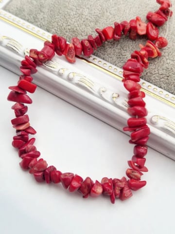 Chipsuri - Coral, chips mare, șirag 26cm - 1 buc