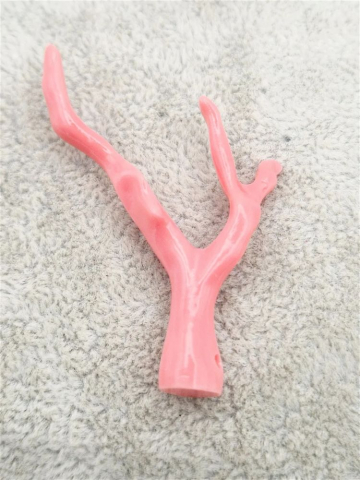 Coral roz crenguță 48x36mm - 1 buc [1]