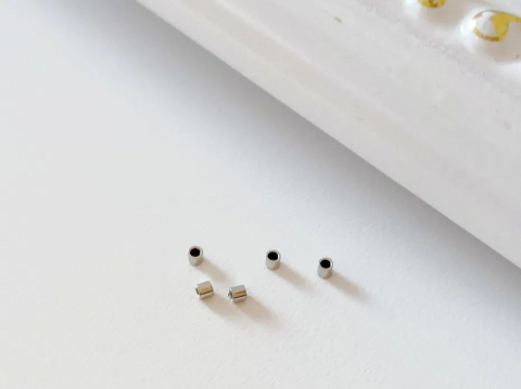 ACCESORII - Crimpi argint 1mm - 1 buc