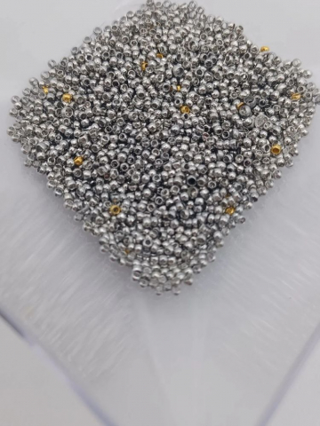 Aliaj argintiu deschis - Crimpi argintiu 1mm - 1g