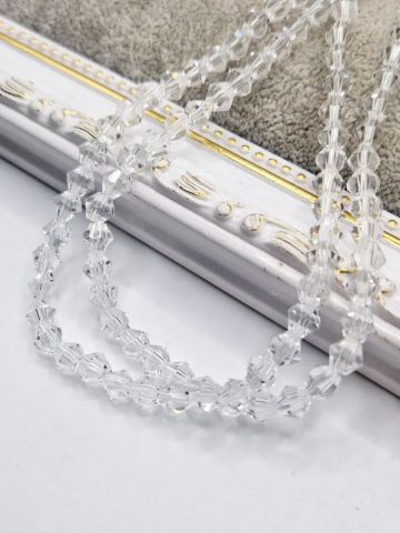 Cristale biconice, transparente 5.5mm - 1 buc [1]
