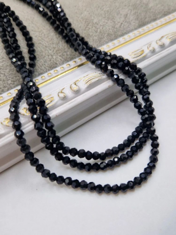 Cristale negre 3mm - 1 buc [1]