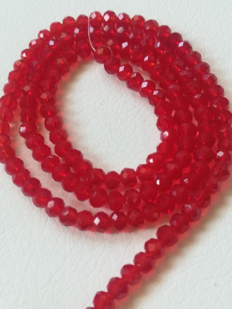 Cristale rondele, transparent, 4mm - 1 buc [1]
