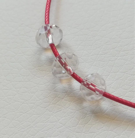 MĂRGELE - Cristale rondele, transparent, 8x6mm - 1 buc