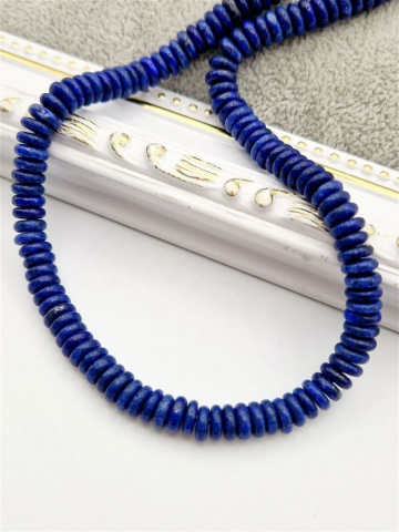 Lapis Lazuli - Discuri Lapis Lazuli 6x2mm - 1 buc