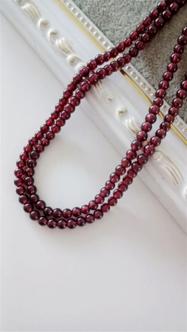 PIETRE SEMIPRETIOASE - Granat 4mm - 1buc