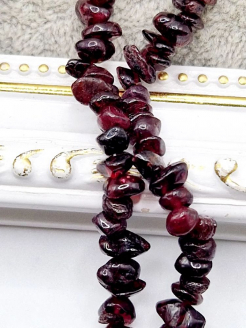 Granat, chips mediu 26cm - 1 șirag [1]