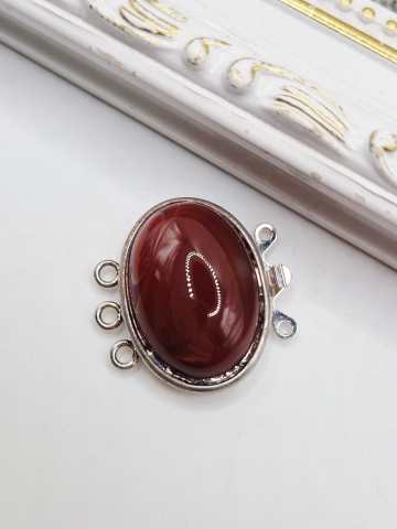 INCHIZĂTORI - Închizătoare agata, 27mm - 1 buc