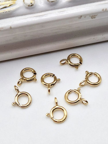 Închizătoare aur filat 14k/gold filled 0.64x5mm - 1buc Za închisă [1]