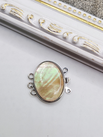 INCHIZĂTORI - Închizătoare sidef cu reflexe, 27mm - 1 buc