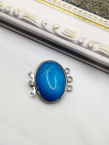 INCHIZĂTORI - Închizătoare turcoaz, 27mm - 1 buc