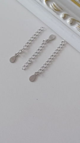 Argint - Lanț prelungitor, argint 3cm - 1 buc