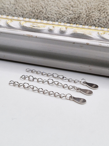 Argint - Lanț prelungitor din argint rodiat 4cm - 1 buc