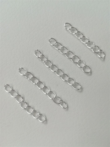 Aliaj argintiu deschis - Lanț prelungitor, argintiu, 3cm - 1 buc