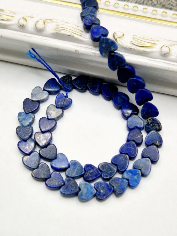 Lapis Lazuli - Lapis lazuli, inimă de 6mm - 1 buc