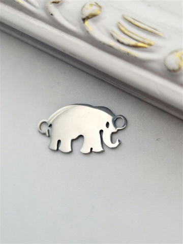 Inox - Link elefant, inox 18x10mm - 1buc