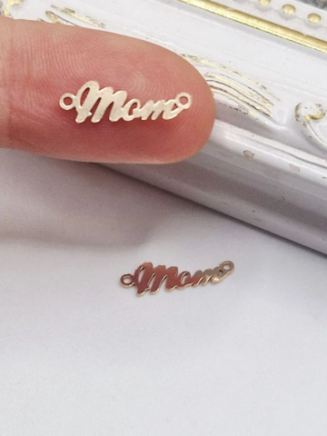 Aur filat - Link MOM, aur filat 9.5x5mm - 1 buc